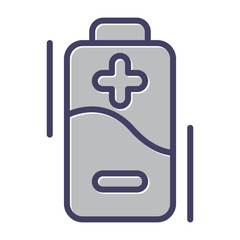 Sticker - Battery Vector Icon