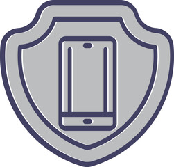 Sticker - Shield Vector Icon