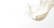 © LHG - Milk splash isolated on transparent background. Realistic vector illustration.