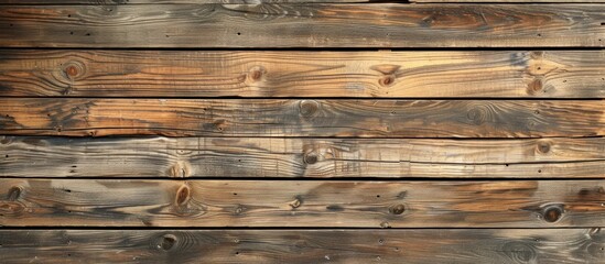 A detailed shot of a wooden wall showcasing a row of hardwood planks with a wood stain finish, creating a beautiful pattern in the building's flooring