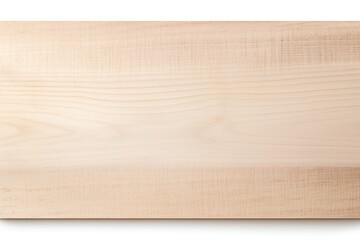 Wall Mural - empty plywood banner isolated on white background generative ai