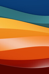 Poster - 3d pattern of multicolored abstract geometric lines, vertical orientation