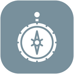 Sticker - Compass vector icon illustration of Tools iconset.