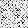 © Valerii - Seamless pattern, rough vector background, black and white