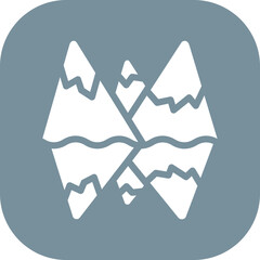 Sticker - Iceberg Landscape Icon