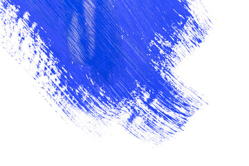 Poster - blue stroke of the paint brush