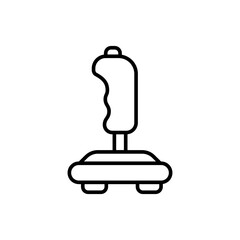 Poster - Joystick outline icons, minimalist vector illustration ,simple transparent graphic element .Isolated on white background