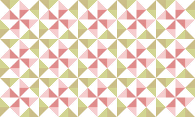 seamless pattern with triangles, abstract triangle geometric pink and yellow green background turbin