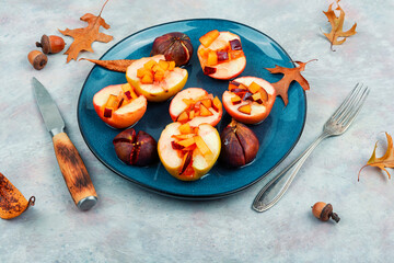 Sticker - Baked apples and figs