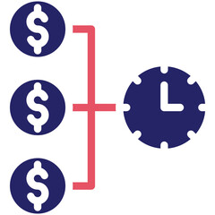 Poster - Investment Time vector icon illustration of Finance and Money iconset.