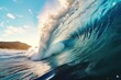 © João Queirós - Vibrant Wave Energy: Close-Up Photographic Capture of Ocean's Summer Splendor