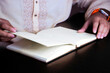 © MdTamim - Young man reading a book, Young boy reading book on table at home