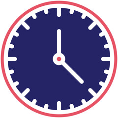 Sticker - Clock vector icon illustration of Ramadan iconset.