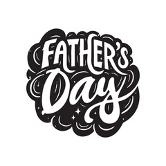 Poster - Happy Father's day, slogan t shirt vector illustration