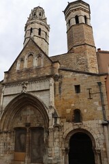 Canvas Print - The old Saint Vincent cathedral in Macon