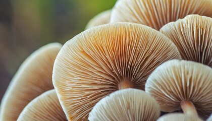 Sticker - abstract mushroom background macro