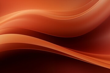 Poster - Brown wave gradient color background. Brown curve banner design. 