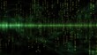 © Various Backgrounds - Background binary code is in dark green color.