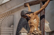 crucificado de la hermandad de los estudiantes llamado cristo de la buena muerte, semana santa en Sevilla
