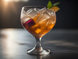 Cocktail im Glas mit Eis