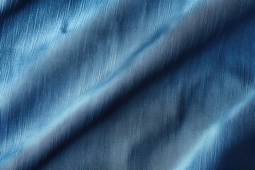 Poster - A close-up view of a blue cloth. Suitable for various applications