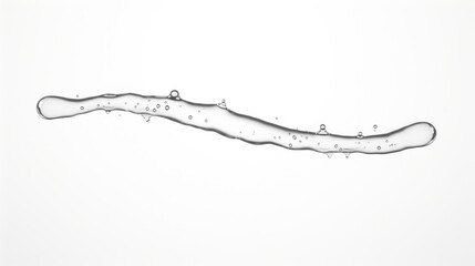 Poster - A black and white photo capturing the beauty and power of a water wave. Perfect for adding a touch of elegance to any design or project