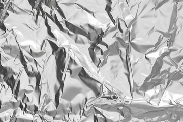 Poster - A detailed view of a sheet of tin foil. Versatile and practical for various purposes