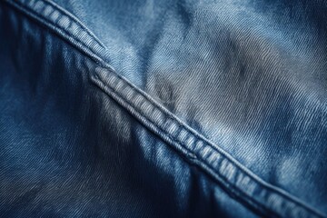 Aufkleber - A close-up view of a pair of blue jeans. Perfect for fashion, clothing, or casual lifestyle themes