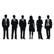 © vectorcyan - business people silhouettes
