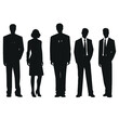 © vectorcyan - business people  silhouette