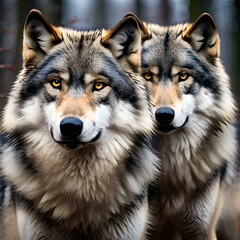 portrait of a wolf