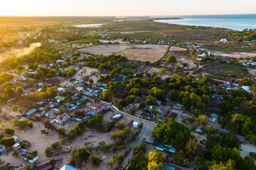Wall Mural - aerial view of Ifaty in the morning, Madagascar