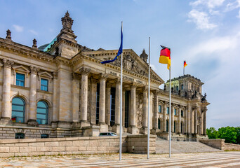 Wall Mural - Reichstag building (Bundestag - parliament of Germany) in Berlin