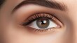 Sculpted Brows A tinted eyebrow gel with a precise AI generated illustration