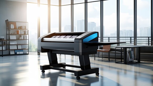 Elevate your printing game with our plotter large format photocopier. With its advanced rendering technology and sleek design, this machine is a must-have for any professional