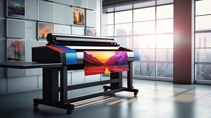 Elevate your printing game with our plotter large format photocopier. With its advanced rendering technology and sleek design, this machine is a must-have for any professional