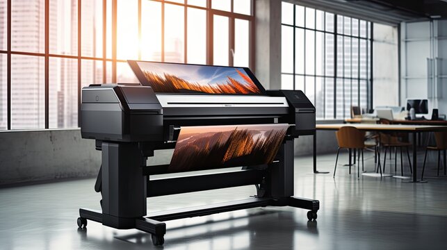 Elevate your printing game with our plotter large format photocopier. With its advanced rendering technology and sleek design, this machine is a must-have for any professional