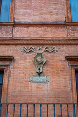 Wall art of the Siena, Italy