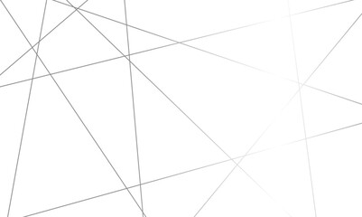 Poster - seamless luxury geometric premium silver random chaotic lines on transparent background. luxury bann