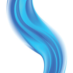 Poster - Abstract blurred blue flow background