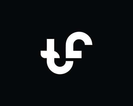 Minimalist Letter TF Logo Design | TF Icon