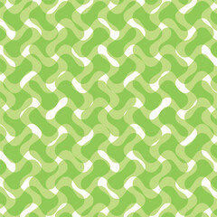 Wall Mural - simple abstract pear lite green color seamlees pattern art