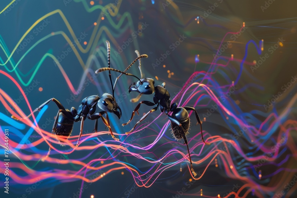 Depicting the precise vibrations used by ants to communicate and relay ...