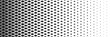 horizontal black halftone of ufo or identified flying objects design for pattern and background.