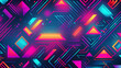 Abstract background with colorful neon shapes,,
different shapes pattern in the style of vapor wave Free Photo

