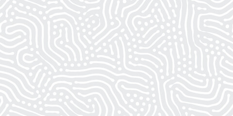 abstract organic seamless vector pattern simple flat light grey and white backdrop