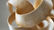 bent wood curved forms abstract art