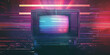 Retro and shiny background vintage video tapes for television and video games