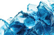 Blue glass stones