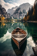 A Boat On A Lake